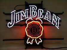 New Jim Beam Whiskey Ribbon Neon Light Sign Lamp 20