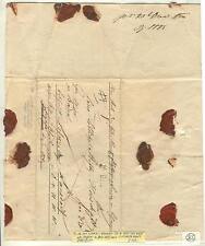 PrePhilately A32 Austria Hungary 1845 Letter Vienna Baden Lansdorf picture