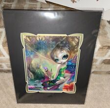 2022 Disney Parks Jasmine Becket-Griffith Tinkerbell Artist Print SIGNED Epcot picture