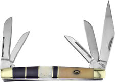 Frost Cutlery Kentucky Congress Horn & Bone 5-Blade Folding Knife 117SBH picture