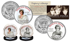 PRINCESS DIANA 20th Anniversary KENNEDY Half Dollar 2-Coin Set - Wedding Edition picture