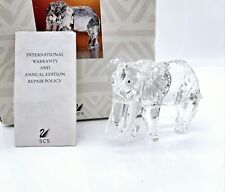 Swarovski Elephant Crystal Figurine 1993 SCS Annual Edition in Box Warranty picture