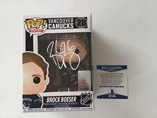 Brock Boeser Signed Autographed Vancouver Canucks Funko Pop BECKETT BAS COA a picture