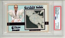 Elton John ~ Signed Rocket Man Custom Autographed Trading Card ~ PSA DNA Encased picture