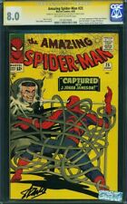 AMAZING SPIDER-MAN #25 CGC 8.0 SS SIGNED BY STAN LEE 1st CAMEO OF MARY JANE picture