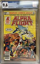 Alpha Flight #1 - CGC 9.6 NM+ WP 1st appearance of Puck & Marrina (1983) picture