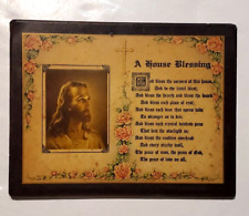 Vintage Religious (Christian) 'House Blessing' Plaque picture