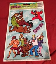 Vintage 1998 Scooby Doo Static Color Cling Window Decorations Hanna Barbara NOS  picture