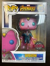 Funko POP Avengers infinity Vision 307 Metallic Special Edition Exclusive MINT picture
