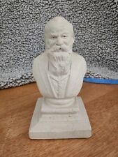 Vintage Ferrastone Statuette Bust Sculpture Composer Johannes Brahms picture