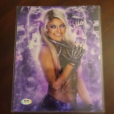 Alexa Bliss Funhouse metallic 8x10 - WWE photo signed auto autographed PSA picture