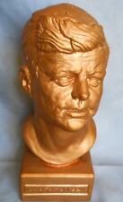 1964 JFK Bust Copper-colored Plaster Wm Marotta signed Orlandi picture