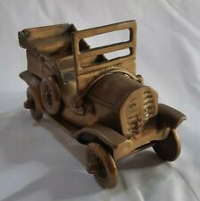 Brass Model-T Car Shaped Music Box - George Good Corp. 1983 picture
