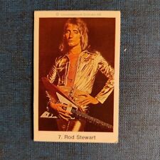 Rod Stewart #7 original Swedish Trading Card from the 70s Top quality picture