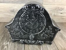 Gemmy Face Out Clock Rare Halloween Screaming Light Up Moving Tabletop Prop picture
