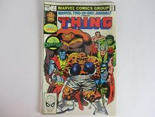 Marvel Comics THE THING Two-In-One Annual #7 1982 VG picture