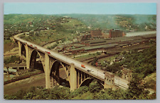 Postcard The Westinghouse Bridge East of Pittsburg Pennsylvania Vintage Unposted picture