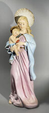 Vintage Artmark Virgin Mary Baby Jesus Figurine Statue Porcelain Madonna 10