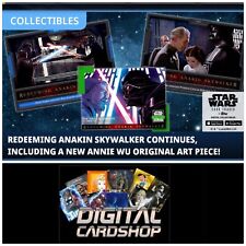 Topps Star Wars Card Trader Redeeming Anakin Skywalker September Green Blue Set picture