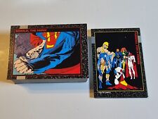 1992 SkyBox Doomsday The Death of Superman Complete Card Set (1-90) & (1-10) Set picture