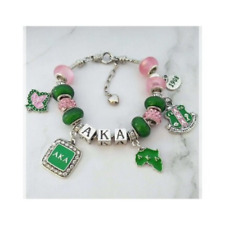 Pink and Green Charm Bracelet Blocks picture