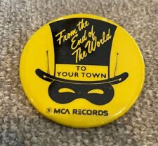 Vintage ELTON JOHN tour pin MCA promo badge button FROM THE END OF YOUR WORLD picture