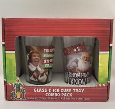 Elf The Movie Pint Glass & Rubber Ice Cube Tray Combo Pack Will Farrell picture