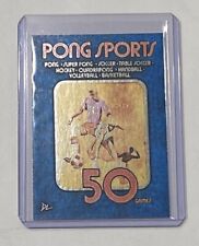 Pong Sports Platinum Plated Artist Signed “Atari Classic” Trading Card 1/1 picture