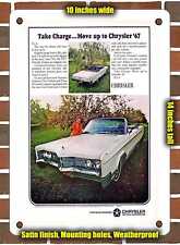 METAL SIGN - 1967 Chrysler 300 Convertible - 10x14 Inches picture