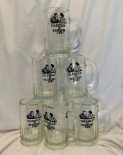 Vintage 1970’s “ Farrell’s Is Fabulous Fun” Glass Ice Cream Mugs Heavy Lot Of 6 picture