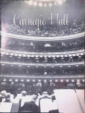 1959 Carnegie Hall NY Philharmonic Bernstein Program Adele Addison Brahms picture