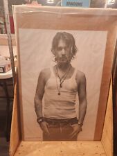 Johnny Depp - White Tank Top - 24x36 Poster picture