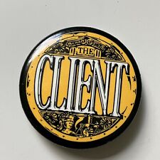 Vintage Button Pin Gold Black and White Ornate The Client 1994 Warner Bros picture