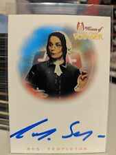Women Of Star Trek Voyager Carolyn Seymour A10 Autograph Card as Mrs. Templeton  picture