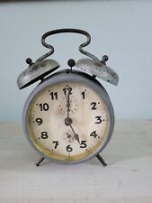 GUSTAV BECKER GB ANTIQUE OLD DESK TABLE ALARM CLOCK - not working picture