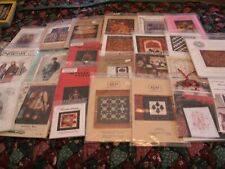 lot of 25 Craft Quilt wall hangings / jackets / dolls / PATTERNS with  picture