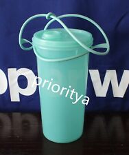 Tupperware Super Mega Tumbler with Cariolier Handle 48oz Sheer Green New picture