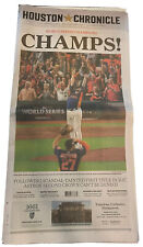 HOUSTON CHRONICLE  ASTROS WORLD SERIES  NEWSPAPER 2022 CHAMPS Sunday Paper. picture