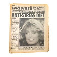 National Enquirer Tabloid February 15 1977 Farrah Fawcett & Lindsay Wagner picture