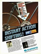 Shimano Bicycle Biek Positron Front Freewheel 80'S Vtg Full Page Print Ad 8X11 picture