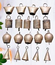 Handmade Decorative Tin Metal Craft Bells Home Décor Vintage Wholesale 20 Pcs picture