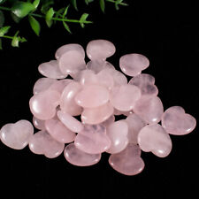 Rose Quartz 10/30/50PC Natural Stone For Making Jewelry DIY Pendant Healing Gift picture