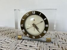 🍊Vintage 1950's MCM Lucite Telechron Electric Clock | Model 7H141 Turns On picture