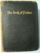 1960 The Book Of Psalms Rare Leather Pocket Edition English  picture