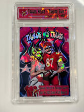 2023 Travis Kelce Taylor Swift Pink USA SP/200   Cracked Ice Cartoon rc zx3 picture