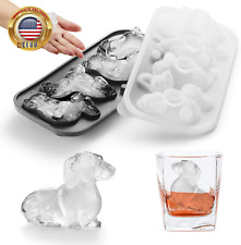 3D Dachshund Dog Ice Cube Mold Fun Shapes, Dachshund Gifts for Women, Cute Large picture