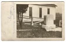 RPPC Postcard Sugar Creek Memorial Cemetery Grave John Andre  picture