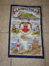 The Rock of Gibraltar Souvenir Tea Towel Landmarks 17.5x29