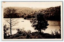 1923 Lake Cohasset Bear Mtn Inn Central Valley New York NY RPPC Photo Postcard picture