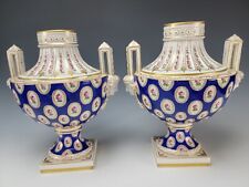 Antique German Ludwigsburg Sevres Style Porcelain Vases  picture
